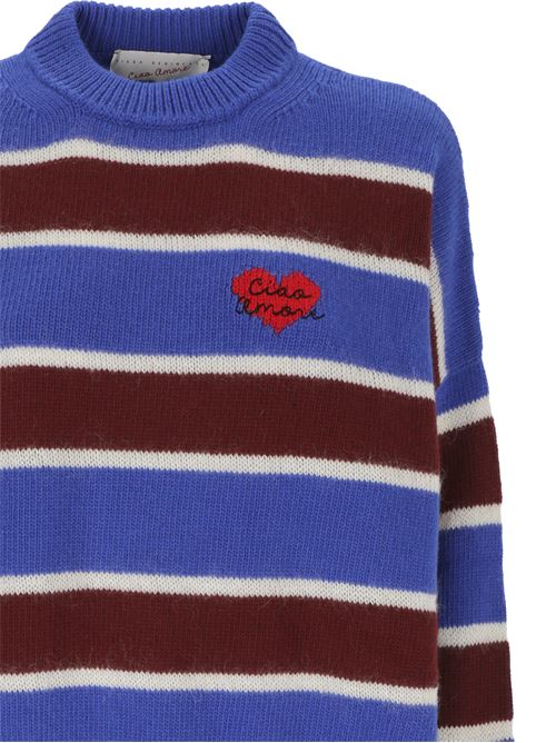 Royal blue/bordeaux knitwear Giada Benincasa | 12042830